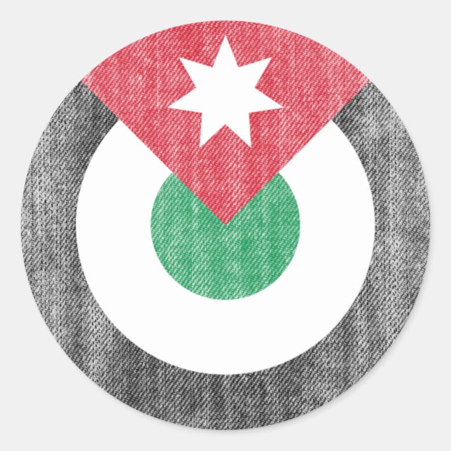 JORDAN RUNDER AUFKLEBER (Vorderseite)