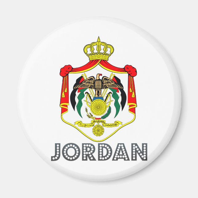 Jordan-Wappen Magnet (Vorne)