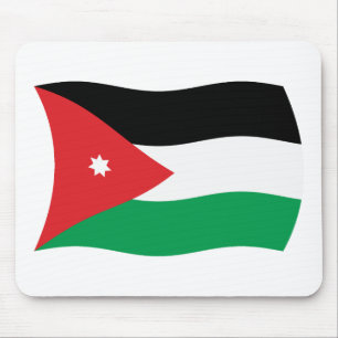 Jordanien-Flagge-Mauspad Mousepad