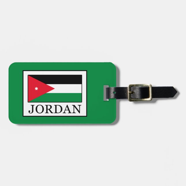 Jordanien Gepäckanhänger (Vorderseite horizontal)
