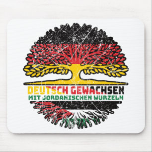 Jordanien Jordanisch Deutsch Deutschland Baum Mousepad