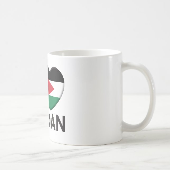 Jordanien-Liebe Kaffeetasse (Rechts)