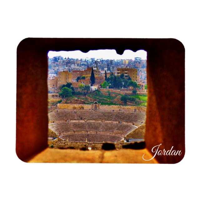 Jordanien Magnet (Horizontal)
