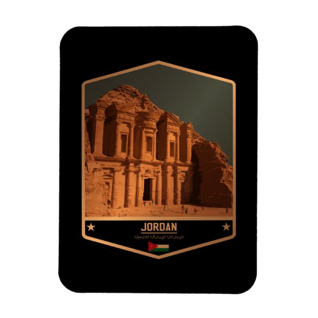 Jordanien Magnet (Vertikal)