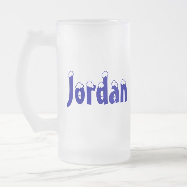 Jordanien-Mattierte Tasse (Links)