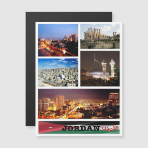 Jordanien - Mosaik Magnetkarte
