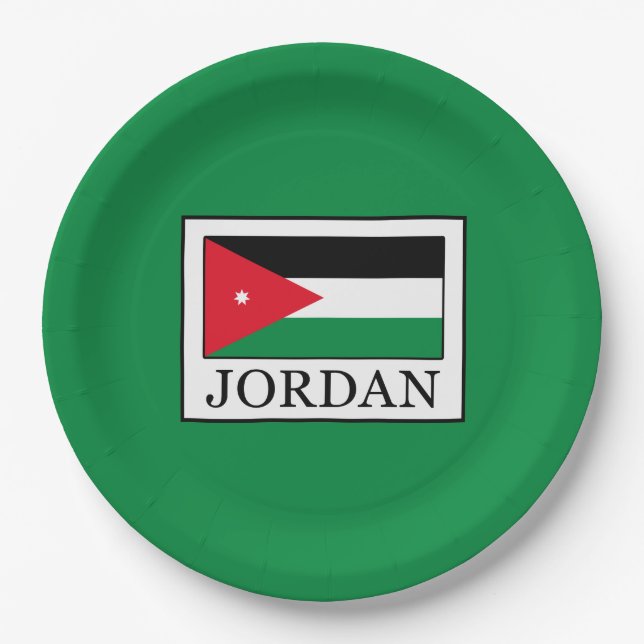 Jordanien Pappteller (Vorderseite)