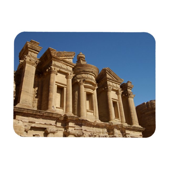 Jordanien, Petra, das Kloster, Al Deir. 2 Magnet (Horizontal)