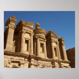 Jordanien, Petra, das Kloster, Al Deir. 2 Poster
