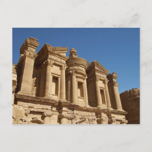 Jordanien, Petra, das Kloster, Al Deir. 2 Postkarte