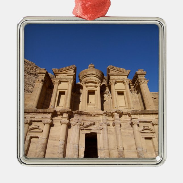 Jordanien, Petra, Das Kloster, Al Deir. Silbernes Ornament (Vorne)
