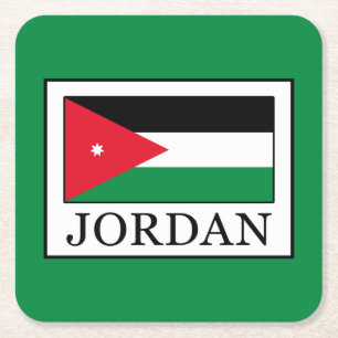 Jordanien Rechteckiger Pappuntersetzer