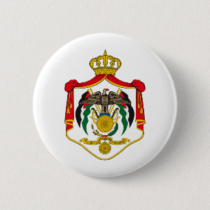 Jordanien-Wappen Button