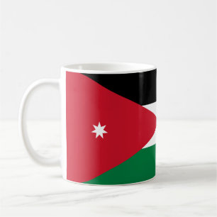 Jordanienflagge-Tasse Kaffeetasse