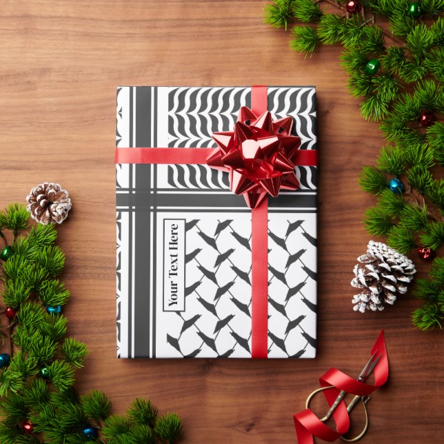 Jordanienkuffiya nach Maß Geschenkpapier (Feiertagsgeschenk)