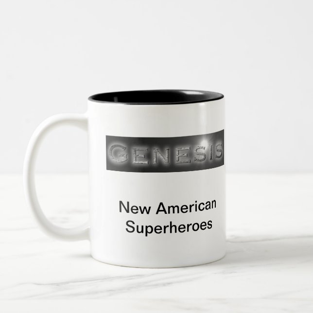 Jordaniens "Genese-" Kaffee-Tasse Zweifarbige Tasse (Links)