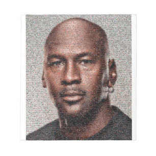 Jordaniens Portrait von 10.000 Flugsneakern. Notizblock