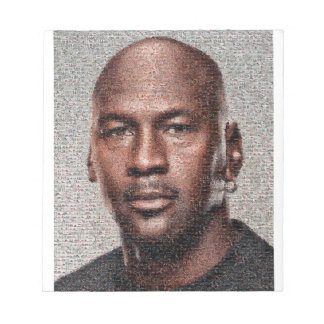 Jordaniens Portrait von 10.000 Flugsneakern. Notizblock