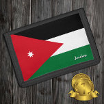 jordanische Fahne, jordanische Patrioten/Sport Trifold Geldbörse<br><div class="desc">WALLETS: Jordan & Jordanian Flag Fashion - Liebe in meinem Land,  Reisegeschenke,  Opa Geburtstag,  Nationalpatrioten / Sportfans</div>
