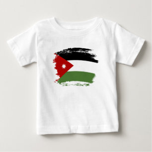 Jordanische Flagge Baby T-shirt