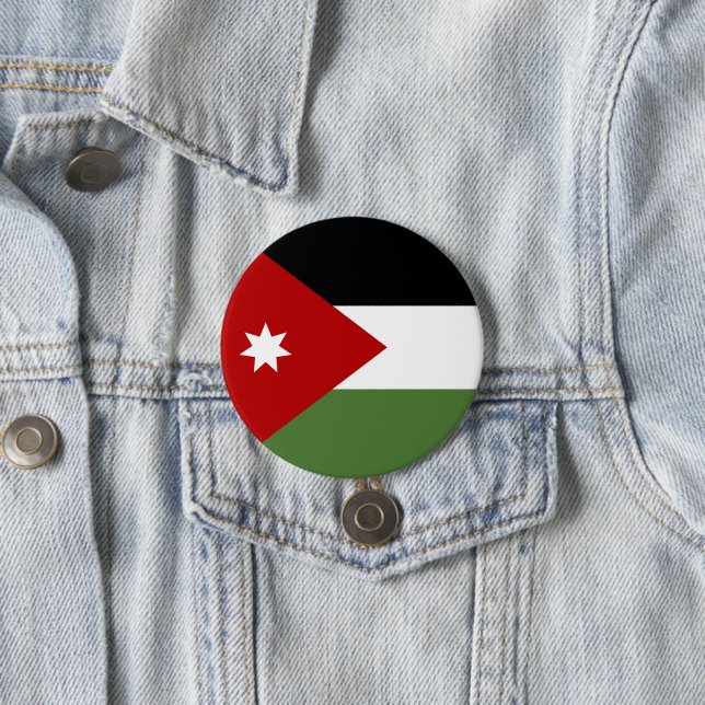 Jordanische Flagge Button (Beispiel)