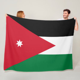 jordanische Flagge Fleecedecke