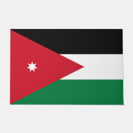 jordanische Flagge Fußmatte