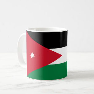 jordanische Flagge Kaffeetasse