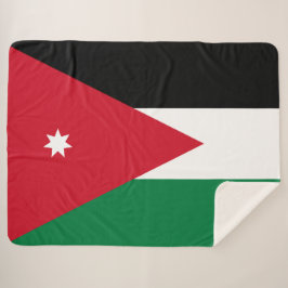 jordanische Flagge Sherpadecke