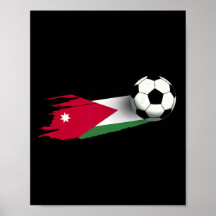 Jordanische Flagge Top Für Männer Frauen Kinder Jo Poster