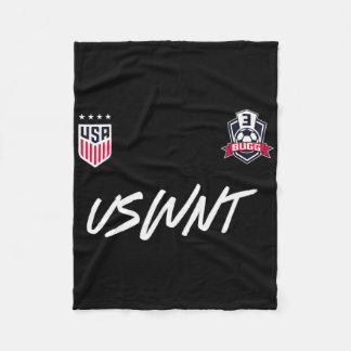 Jordyn Bugg 3 Navy Uswnt Offiziell lizenziert Fleecedecke
