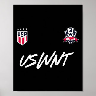 Jordyn Bugg 3 Navy Uswnt Offiziell lizenziert Poster