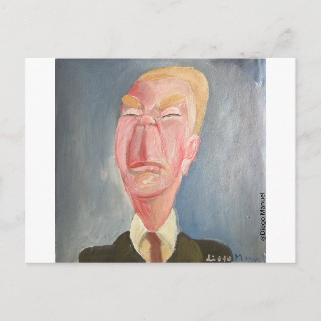 Jorge Luis Borges Postkarte (Vorderseite)