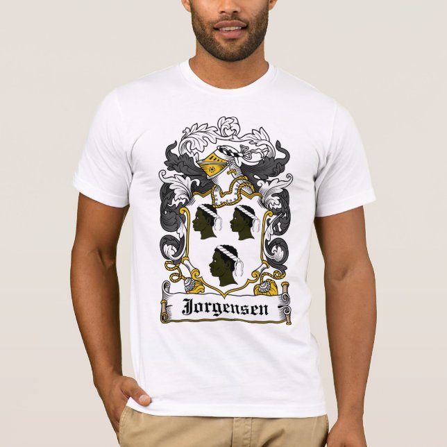 Jorgensen Familienwappen T-Shirt (Vorderseite)