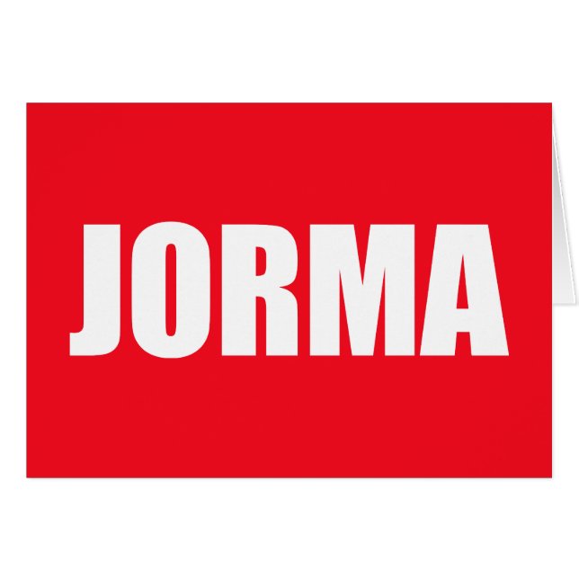 Jorma (Devant horizontal)