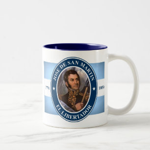 Jose de San Martin Zweifarbige Tasse