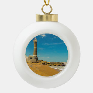 Jose Ignacio Beach, Maldonado, Uruguay Keramik Kugel-Ornament