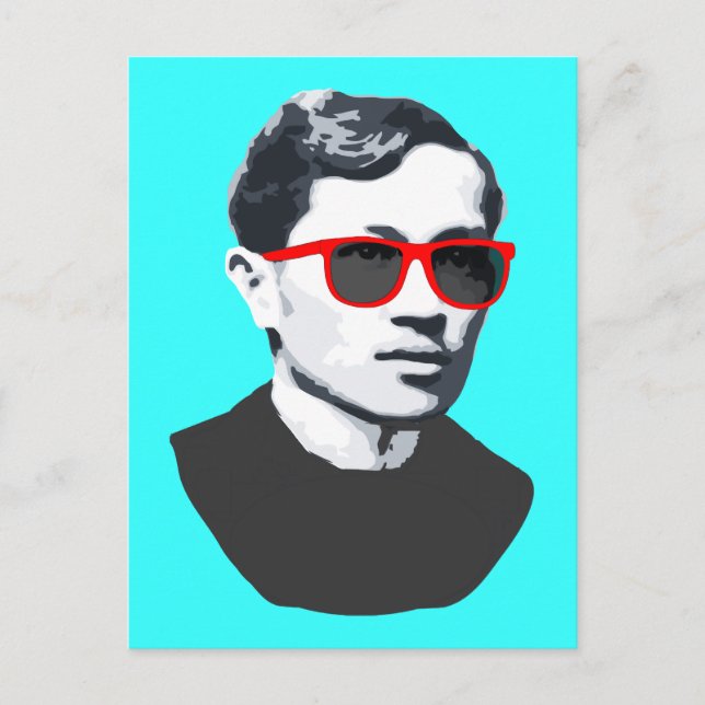 Jose "Pepe" Rizal Sunnies T - Shirt Postkarte (Vorderseite)