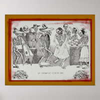 José Posada-El jarabe en ultratumba 14"x11" Print