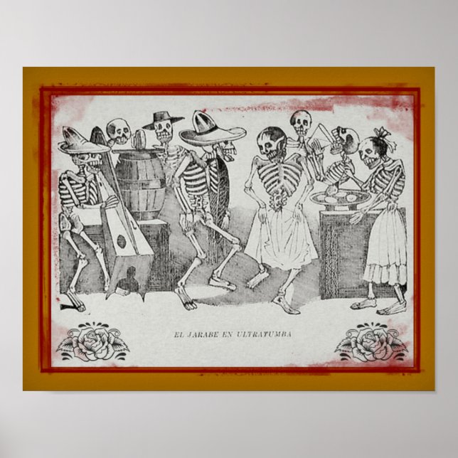 José Posada-El jarabe en ultratumba 14"x11" Print Poster (Vorne)