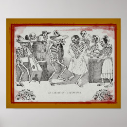José Posada-El jarabe en ultratumba 14"x11" Print Poster