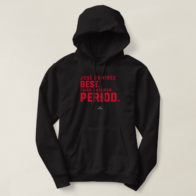 Jose Ramirez Bester Dritter Baseman Periode Jose R Hoodie (Design vorne)