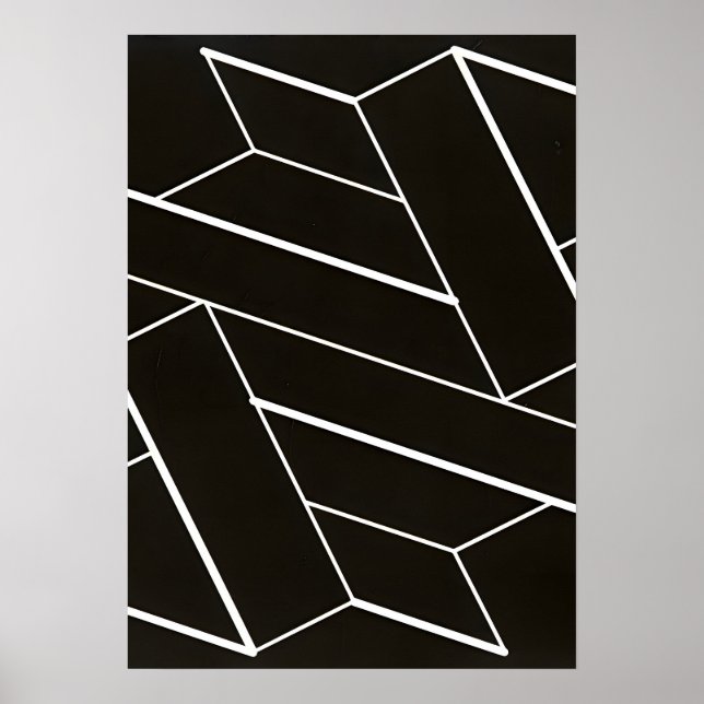 Josef Albers Kunststil Poster (Vorne)
