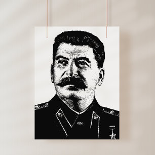 Josef Stalin, UdSSR, CCCP, Sowjetunion, Kommunismu Poster