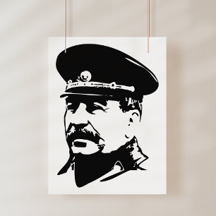 Josef Stalin, UdSSR, CCCP, Sowjetunion, Kommunismu Poster