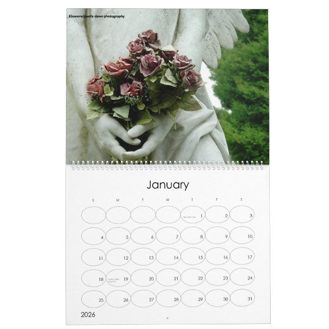 josefa photo de l'aube 2009 Calendrier - Customisé (Jan 2026)