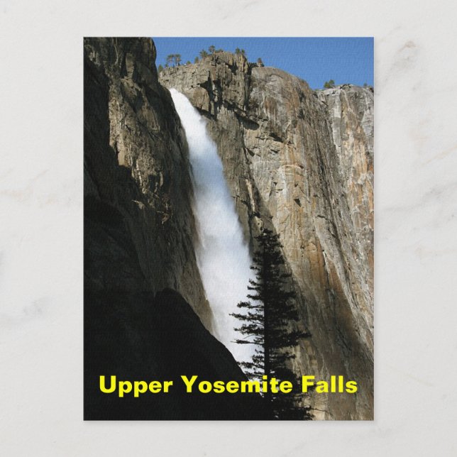 Josemite Falls in Kalifornien Postkarte (Vorderseite)