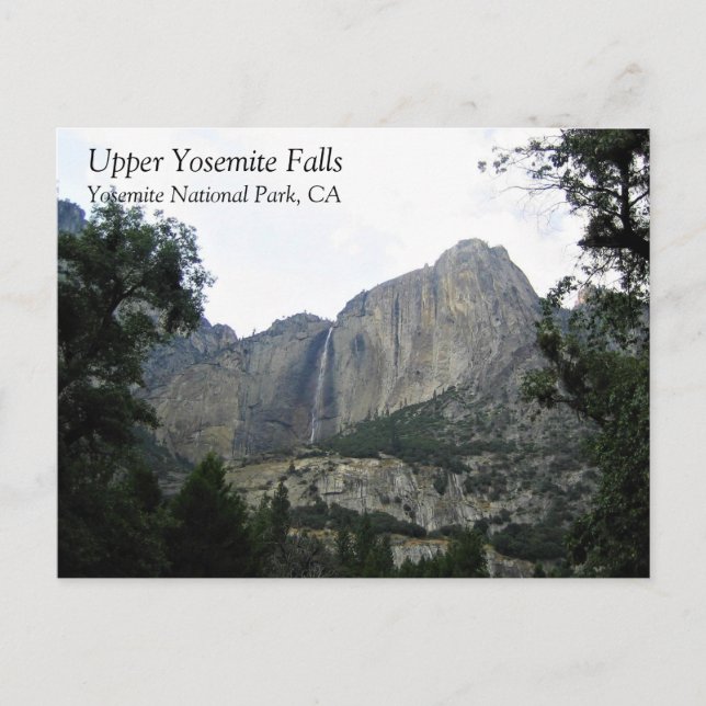 Josemite Falls, Yosemite National Park, CA P Postkarte (Vorderseite)