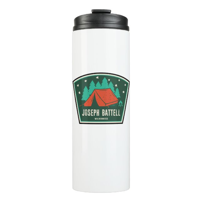 Joseph Battell Wilderness Vermont Camping Thermosbecher (Vorderseite)