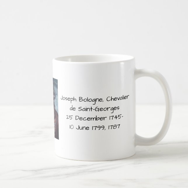 Joseph Bologne, Chevalier de Saint-Georges Kaffeetasse (Rechts)